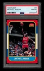 1986-87 Fleer Set-Break # 57 Michael Jordan PSA 8 NM-MT