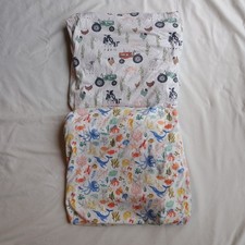 Copper Pearl Crib Sheet Bundle Of 2 Nautical  Jo Print Sea Ocean Farm Life