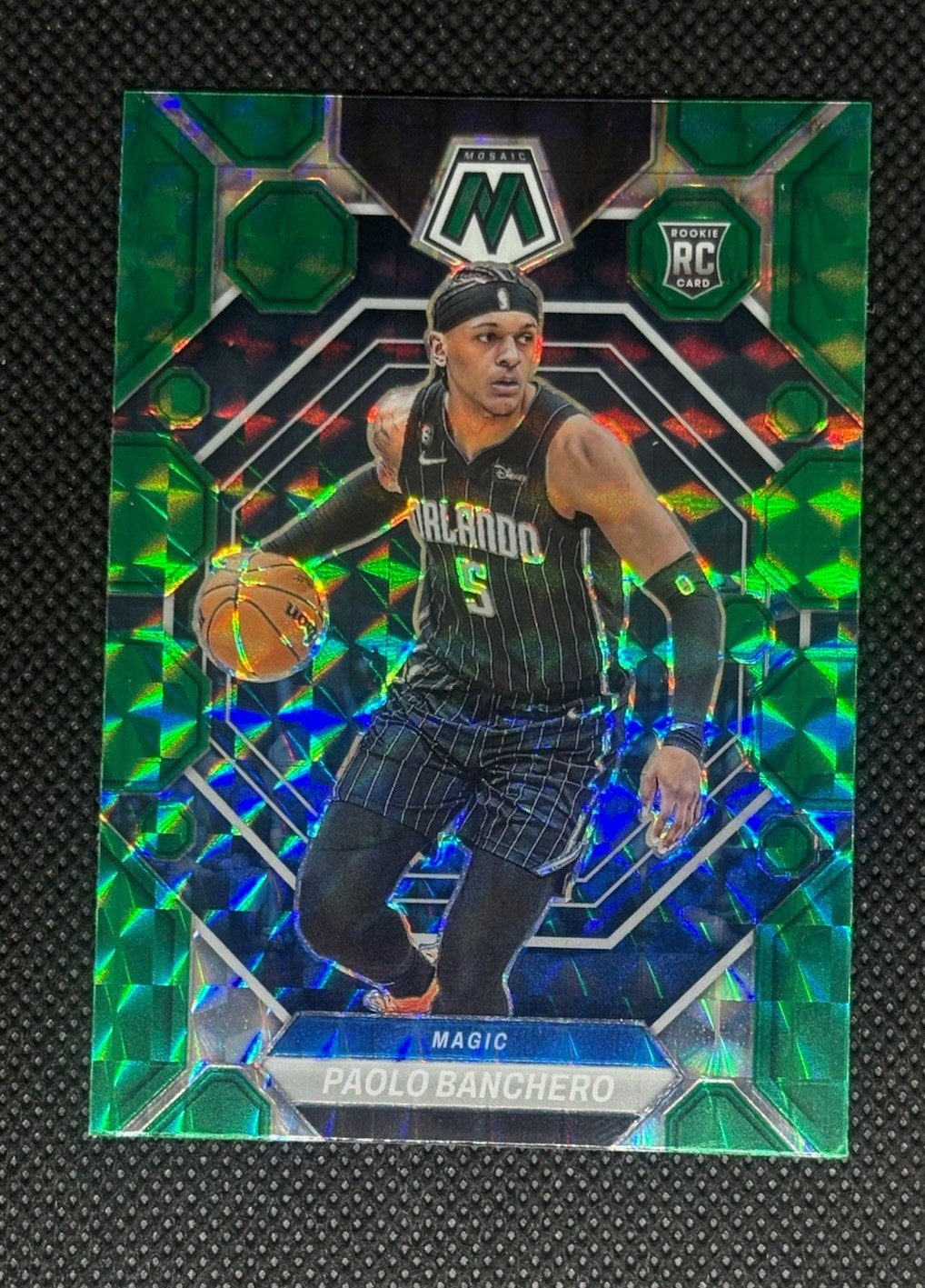 2022-23 Panini Mosaic - Rookies Paolo Banchero #231 Green Mosaic Prizm (RC)
