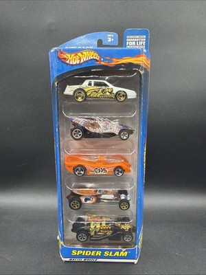 2000 Hot Wheels 5 pack SPIDER SLAM STING FLYZ TRAPPER YE + look many more listed