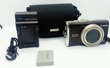  Near Mint/charger/case Canon PowerShot SX200 IS 12.1MP Black 4x Zoom Camera