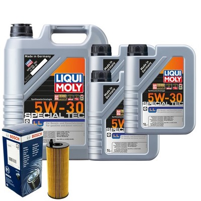 Motoröl 5W30 LIQUI MOLY Special Tec Ll 8L+BOSCH Ölfilter