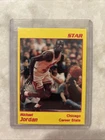 Michael Jordan 1991 Star Card #1 Promo Set Chicago Bulls Yellow Border RARE