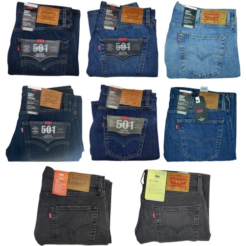 Levis 501 Jeans Original Straight Leg Button Fly 100% Cotton New With Tags