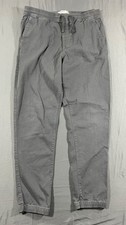 Abercrombie Kids Jogger Pants Gray Drawstring Elastic Waist Casual