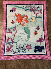Disney The Little Mermaid: Ariel Sea Treasures Baby Crib Comforter Blanket