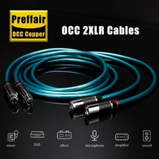 Preffair High Purity OCC Hifi XLR Female to Male Balance Interconnect Cable