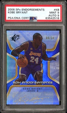 2008 SPx ENDORSEMENTS KOBE BRYANT 09/24 PSA 9 AUTO 9 POP 4 NO HIGHER