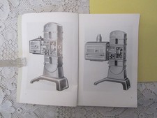 1958 VEB KINOWERKE DRESDEN maszyny teatralne do dźwięku obrazowego D1 i D2 LISTA CZĘŚCI ZAMIENNYCH