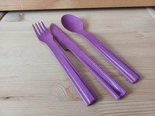 Tupperware 3er-Set Picknick-Besteck Mediterano NEU