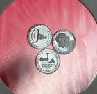 Vintage Mini Silver Coins - 1.5 Grams - .925 Sterling Silver Rounds Bar Ingot