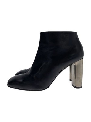 CELINE Phoebe Bang Bang Metal Heel Square Toe Boots Size 36 / US 6 Black