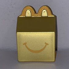 2025 McDONALD'S Lil Mcdonalds Minature Gold HAPPY MEAL Box