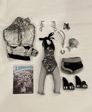 NEW_Outfit_Monster High doll G1 Reel Drama_Lagoona Blue_Clothes Shoes Grayscale