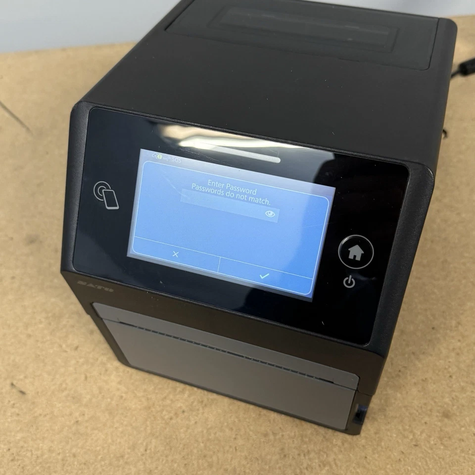 SATO CT4-LX, DIRECT THERMAL PRINTER, PHARMACY - RX PRINTER , 4.3" COLOR SCREEN - Image 3 of 4