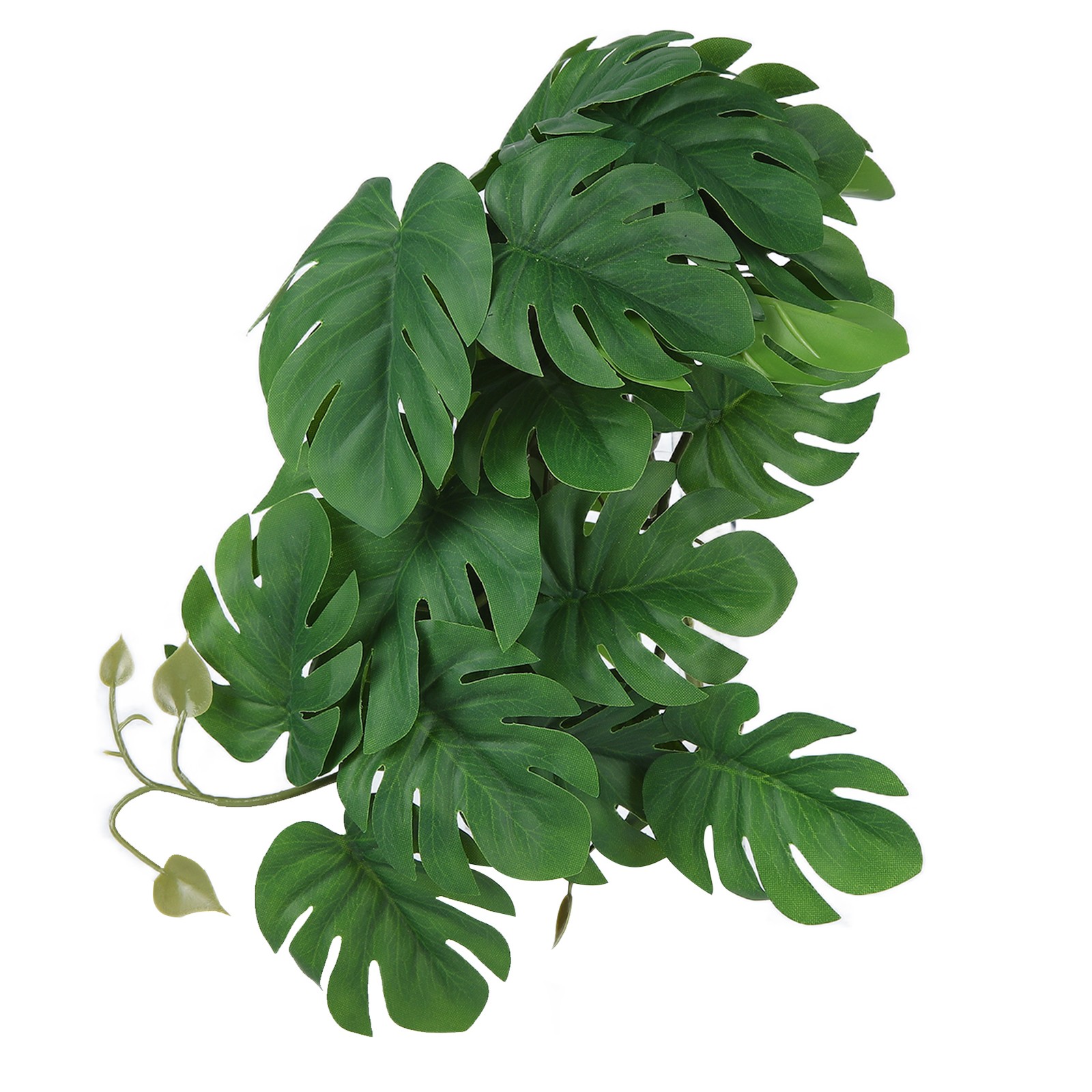 Monstera Leaves 2PCS Artificial Water Plant Simulation Vine Lifelike Plastic BL