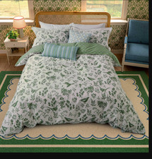 Image of SUPERB 🦋 JOULES 🦋 SUPER KING DUVET SET 🦋 FABULOUS FESTIVAL PHEASANTS GREEN 🦋