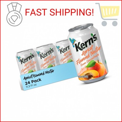 Kern s Apricot Nectar Juice - Made with Fresh Fruit Puree & Apricot Juice Concen