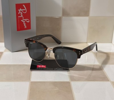 Ray-Ban RB0504S 1359/VR Clubmaster Dark Grey Unisex Sunglasses Ships Today