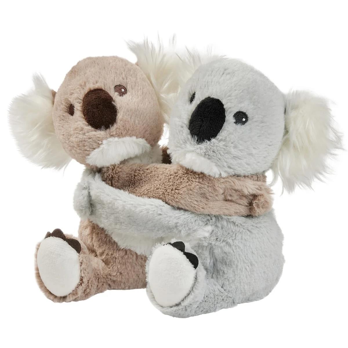 Microwavable Heatable Hot Cold Heat Pack Soft Toys Warm Hugs Pair Koalas 9""