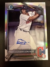 Esteban Gonzalez Bowman 2025 Refractor /499 Auto