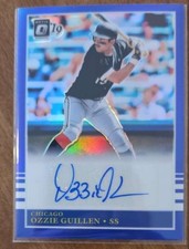 2019 Donruss Optic #RE85-OZ Ozzie Guillen Retro 1985 Signatures 14/50 White Sox