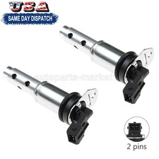 2pcs Set Variable Timing Control Valve Solenoid Vvt For Bmw 328i 128i Vanos