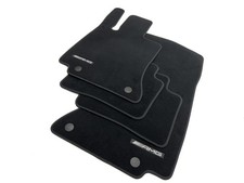 Original AMG Fu&szlig;matten Mercedes-Benz C-Klasse W206 schwarz Velours Teppich S206