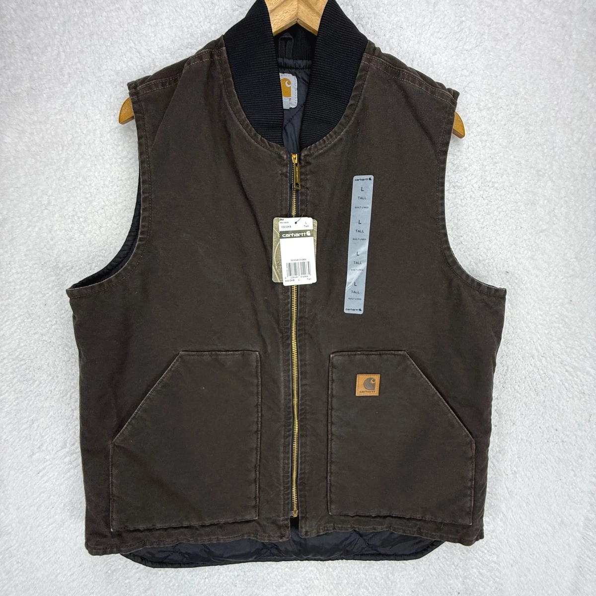 Carhartt Sandstone Vest In Men's Coats & Jackets for sale | eBay