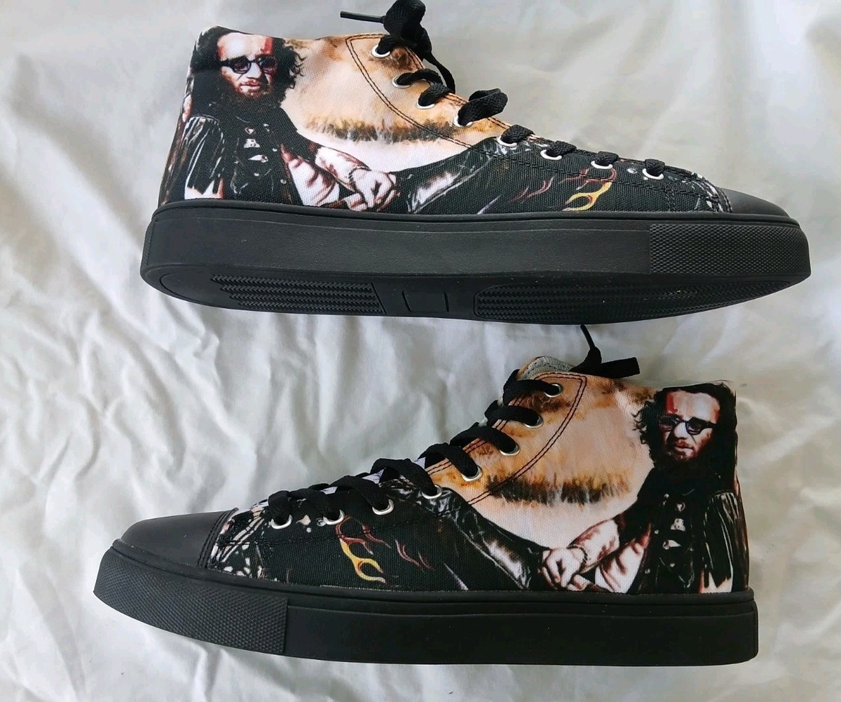 Sonny Barger 81 Hells Angels High Top Sneakers Canvas Licensed