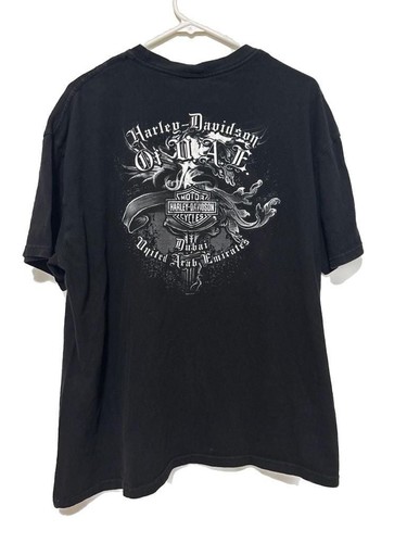 Harley-Davidson Dubai United Arab Emirates Graphic Black T-Shirt