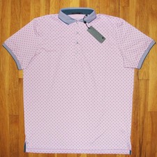 Greyson Icon Golf Polo Shirt Mens L Mavue Mist Short Sleeve New $118
