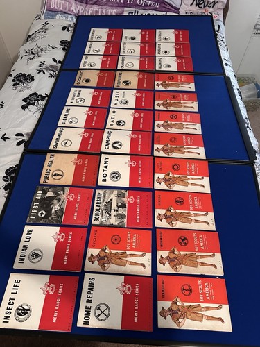 Boy Scouts Of America Merit Badge Series Books Lot Of 35 Vntg Book 1930 ...