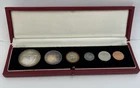 1967 ROYAL CANADIAN 6 PIECE COIN SET $1, 50C, 25C, 10C, 5C, 1C IN BOX