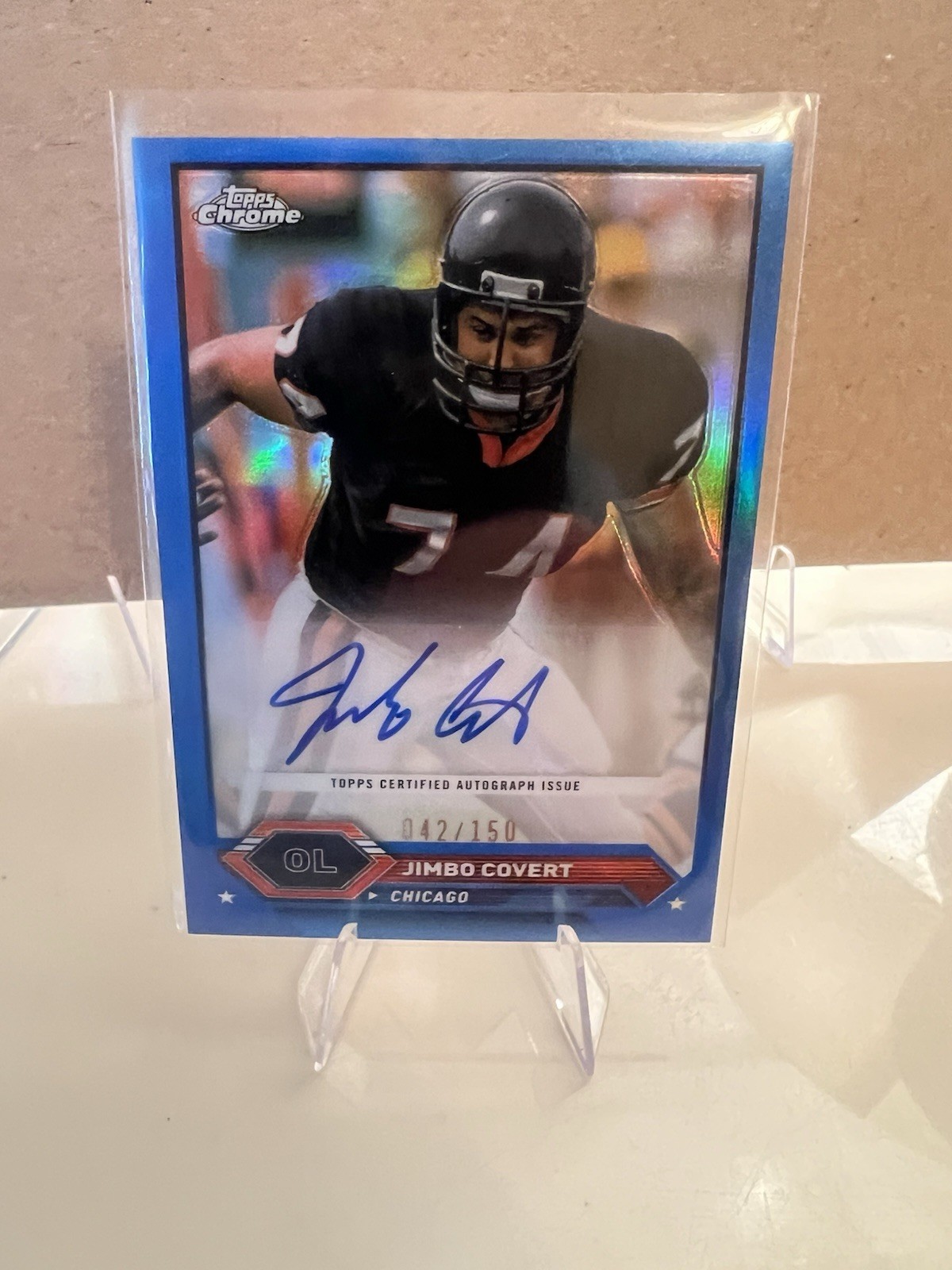 2023 Topps Composite - Chrome Auto Jimbo Covert #TCA-JCO Blue Refractor /150 SP
