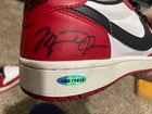 Michael Jordan Signed Nike Air Jordan 1 Low Upper Deck UDA Bulls Gorgeous Auto!