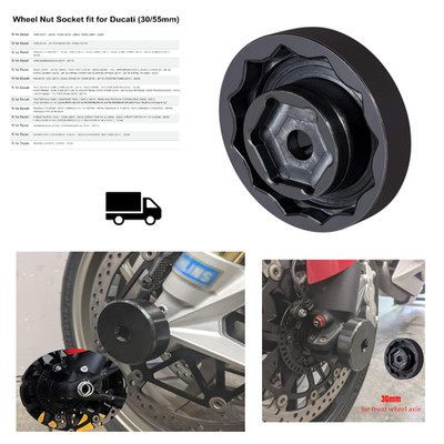 Radachsenmuttern Schlagnuss 55mm 30mm Ducati 12-kant 6