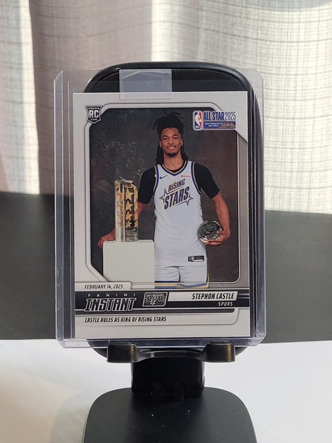 2024-25 Panini Instant NBA #360 Stephon Castle San Antonio Spurs RC (PR 528)