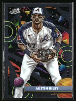 2025 Topps Chrome Cosmic Austin Riley #87 Atlanta Braves