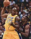 Shaquille O'Neal Signed Autographed LA Lakers 8x10 Photo with COA/Hologram