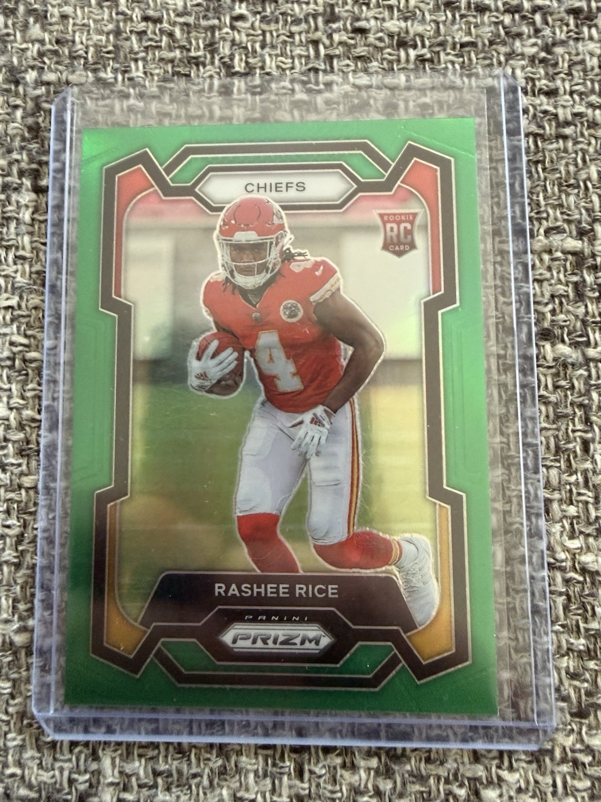 2023 Panini Prizm - Rookies Rashee Rice Green RC #350