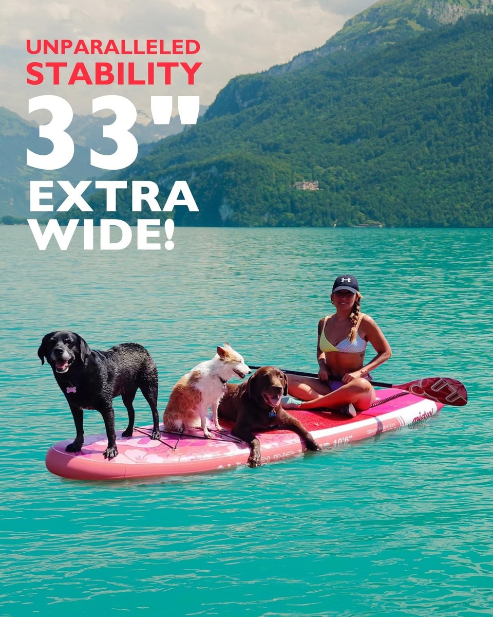 Mistral Inflatable Stand Up Paddle Board, 10'6''x33''x 6