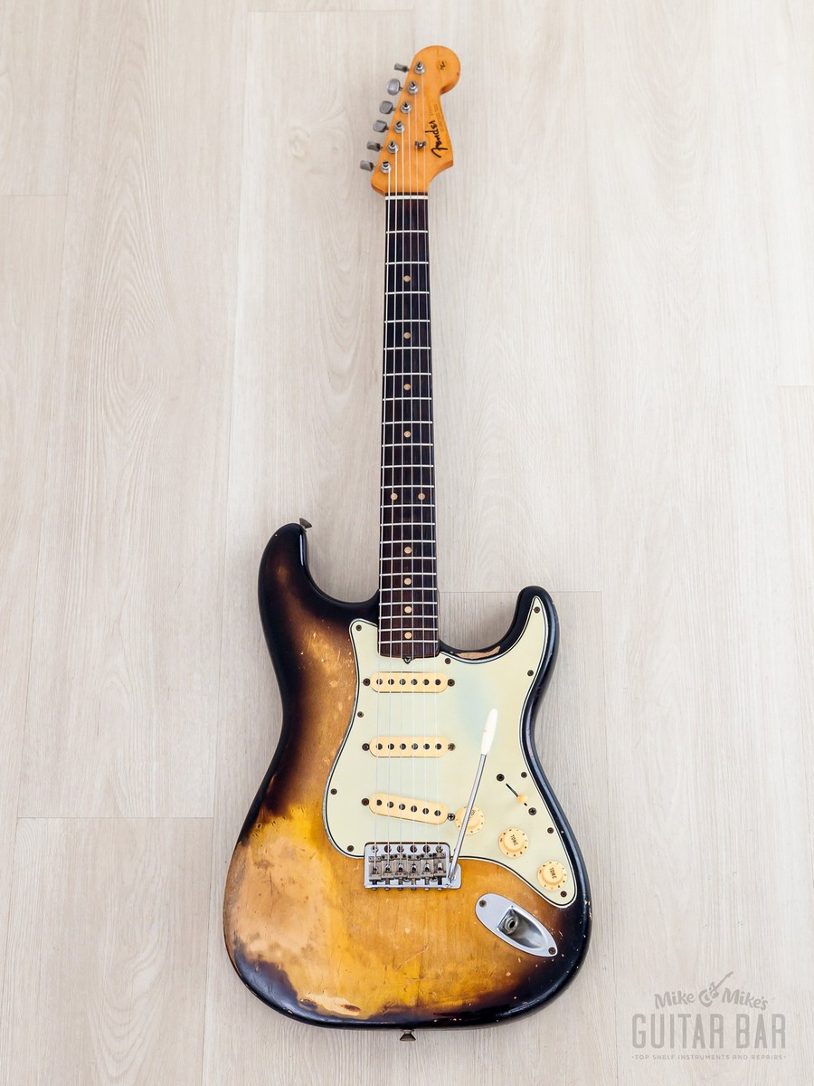 Vintage Stratocaster 1963 Styleジャパンビンテージ 1963 Fender Stratocaster Pre-CBS Vintage Guitar Sunburst w/ Blonde