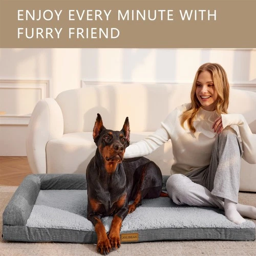 Jolibean Orthopaedic Dog Bed Grey, photo 2