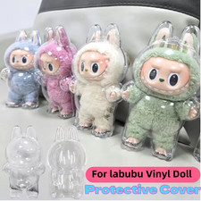 Transparent Protective Case for POP MART Labubu The Monsters Plush Doll Cover UK