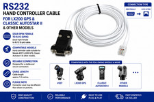 PC MEADE LX200 GPS - CLASSIC AUTOSTAR II TELESCOPE SERIAL CABLE