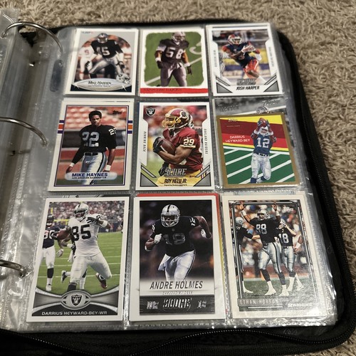 Oakland Las Vegas Raiders 180+ carte NFL lotto RC inserti base parallela - Foto 5 di 8