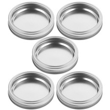  5 Sets Storage Lids for Canning Jar Leakproof Caps Food Preserving