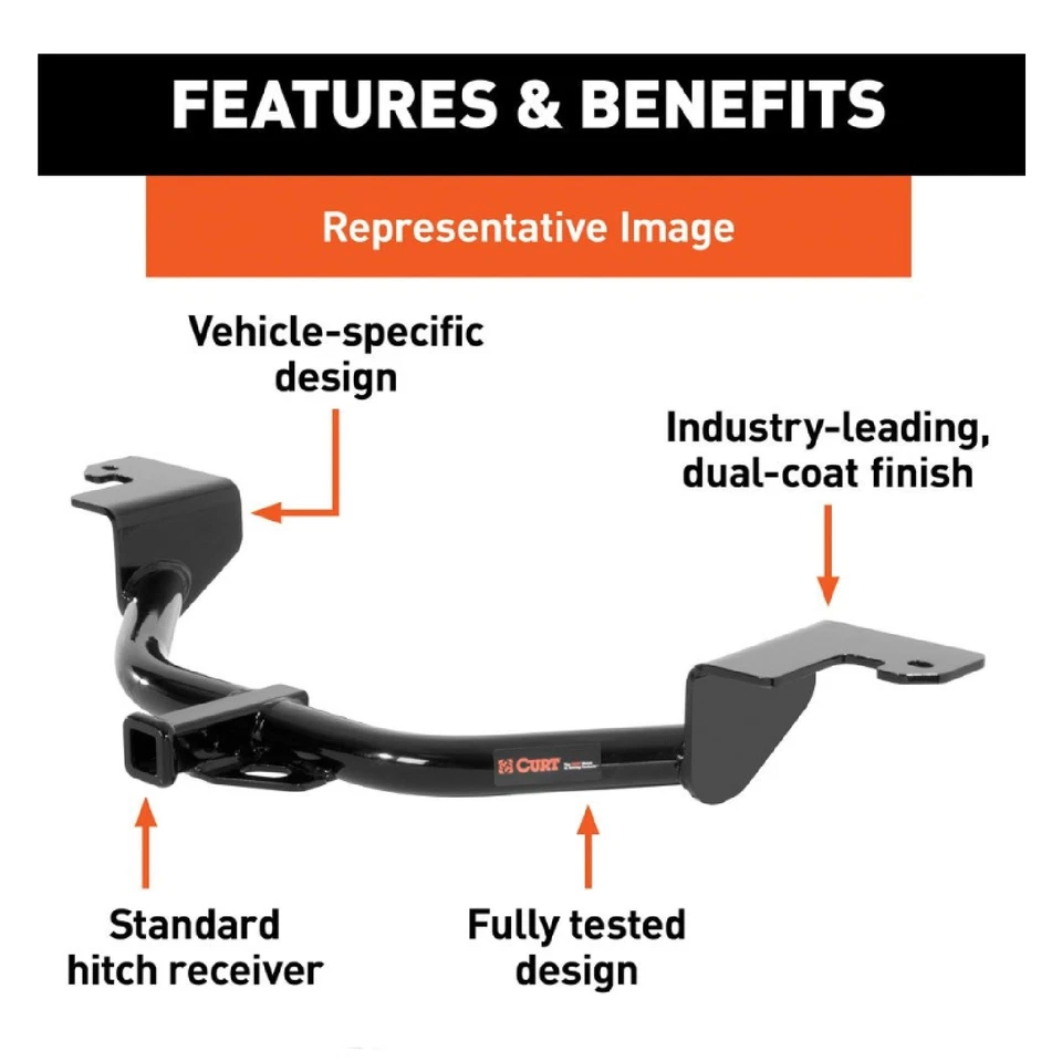 Curt Class 2 Trailer Hitch 12086 for Hyundai Genesis Foto 2 de 4