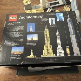 LEGO ARCHITECTURE: New York City (21028) Incomplete w/ Manual